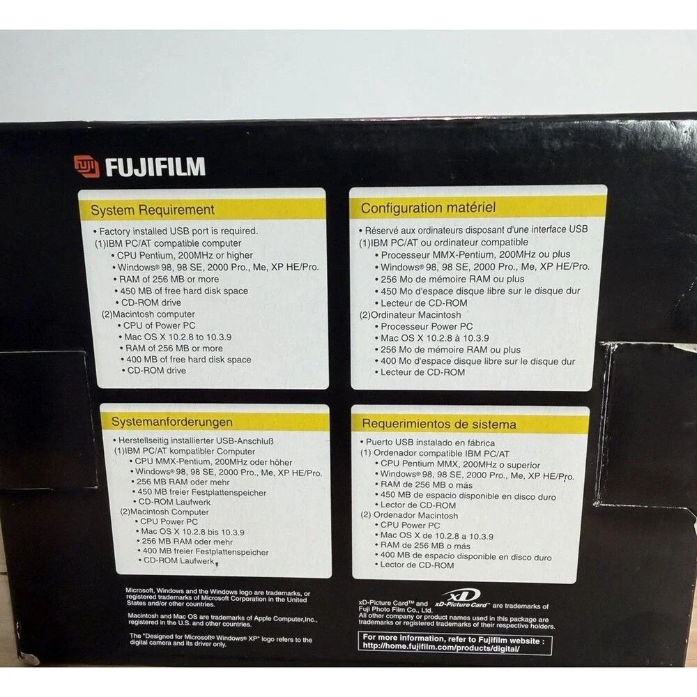 Fujifilm FinePix A400 4.1MP Digital Camera Silver NEW BOX Y2K Digicam Complete